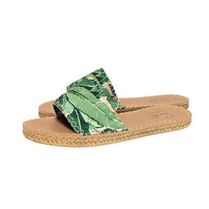 Sea Star Beachwear Cabana Slides Womens 8 Tropical Resortwear Water Sandals